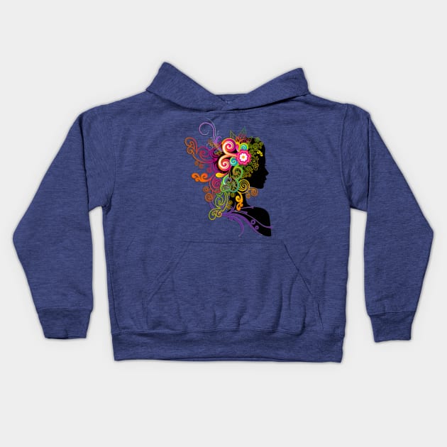 Fantasy fashion statement Kids Hoodie by Just Kidding by Nadine May